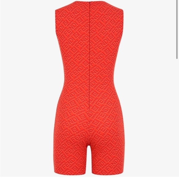 Fendi X Skims Sleeveless Mid Thigh Bodysuit In Georgia New with Tags! - Picture 4 of 13